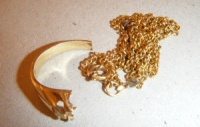 Scrap gold jewellery